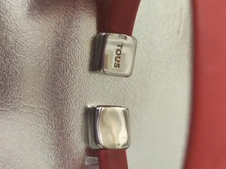 Pulsera Tous Oso Roja y Plateada