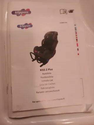 Silla Coche Klippan Kiss 2 Plus. A contramarcha