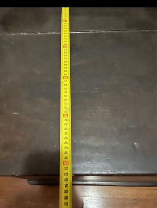 Arcón de madera antiguo grande