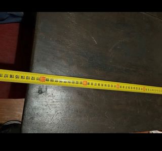 Arcón de madera antiguo grande