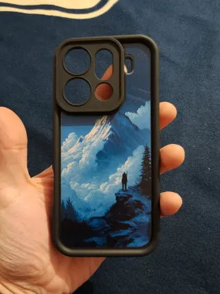 Custodia Oppo Find X9 Pro Montagna + trasparente