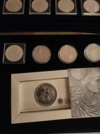 Lote monedas Britannia