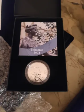 Lote monedas Britannia