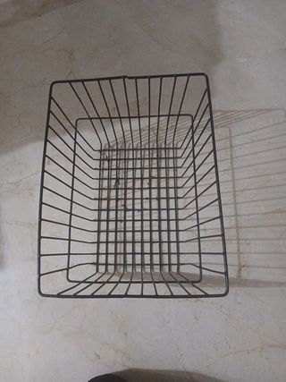 Cesta de hierro para bicicleta
