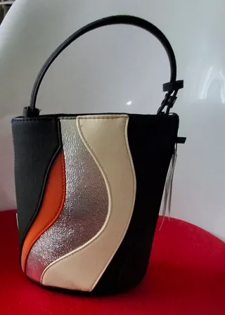 Bolso Desigual Negro Multicolor