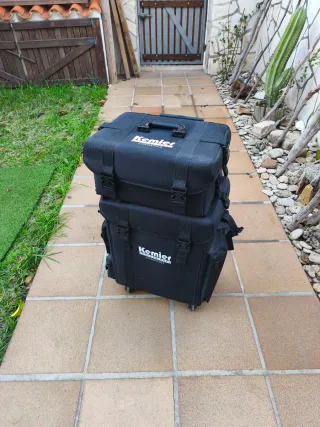 Trolley Kemier Peluquería Estética Negro