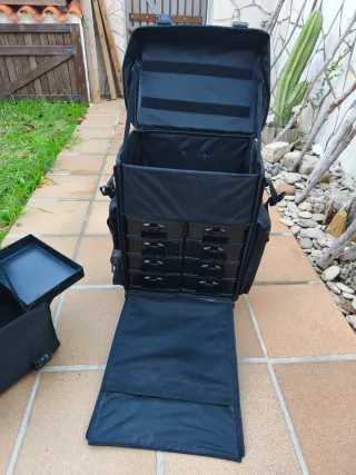 Trolley Kemier Peluquería Estética Negro