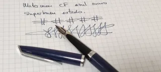 Pluma Waterman CF azul con cartucho