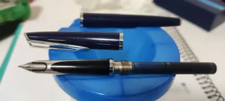 Pluma Waterman CF azul con cartucho