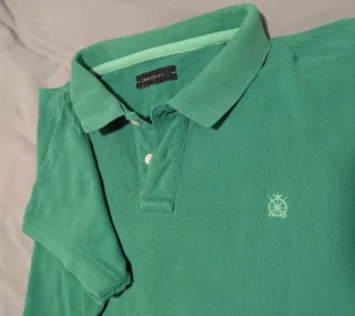 Polo Cortefiel Verde Talla M