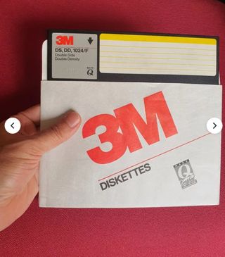 Disco flexible 3M DS, DD, 1024/F Formato grande