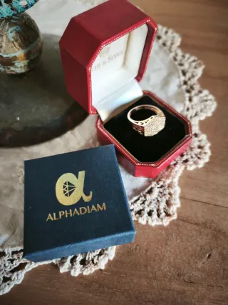 Anillo Oro y Diamantes