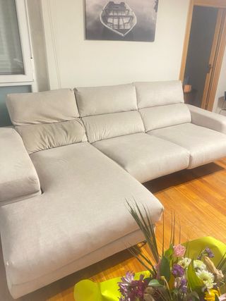 Sofá modular beige 270x160