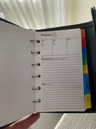 Agenda y Bolígrafo para bolso Carisma