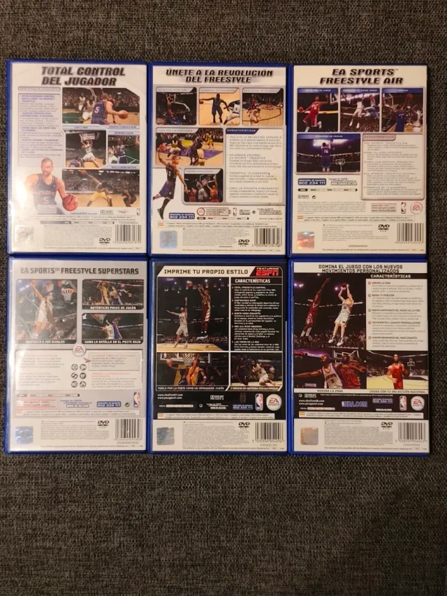 Lote NBA para PlayStation 2.