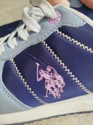 Sneakers U.S. Polo Assn. blu/rosa