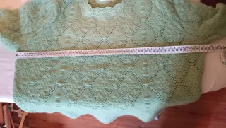 Jersey grueso verde menta