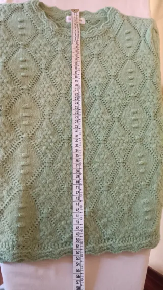 Jersey grueso verde menta