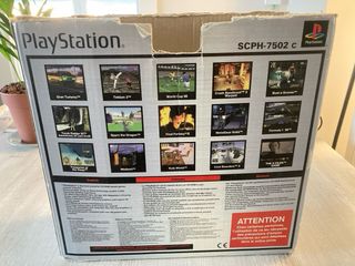 PlayStation 1 SCPH-7502 + Controller + Gameboy booster