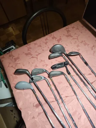 Lote 9 palos de golf