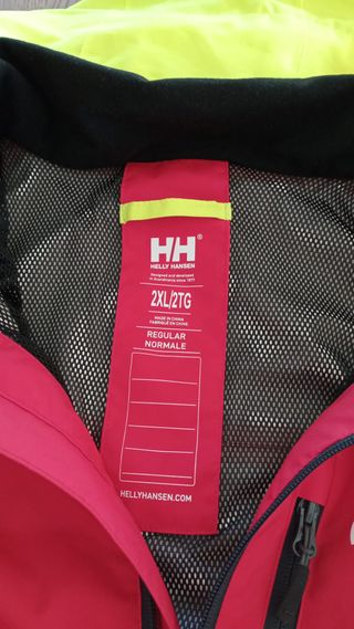 Chaqueta Helly Hansen Roja y Amarilla Talla L