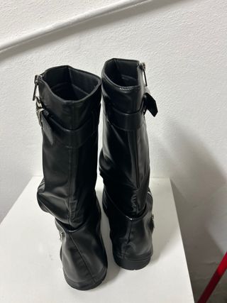 Stivali donna neri con zip tg 39 nuovo