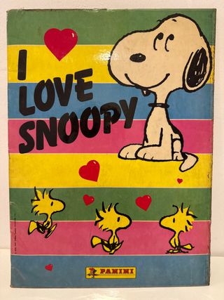 Álbum de cromos Panini Snoopy