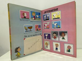 Álbum de cromos Panini Snoopy