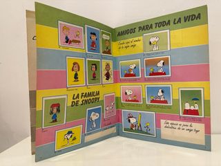 Álbum de cromos Panini Snoopy