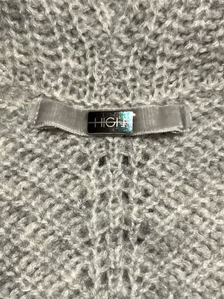 Maglione HIGH lana e alpaca grigio
