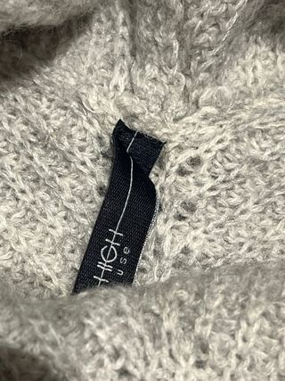 Maglione HIGH lana e alpaca grigio