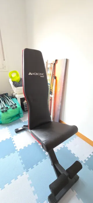 Banco de pesas y abdominales MOBICLINIC