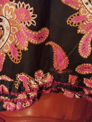 Vestido estampado paisley talla 38