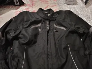 Chaqueta Moto LS2 Negra Seguridad