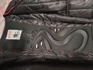 Chaqueta Moto LS2 Negra Seguridad