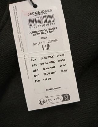 Sudadera Jack & Jones Negra