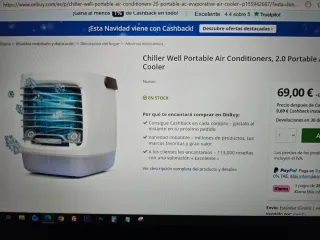 Enfriador y Humidificador Portátil