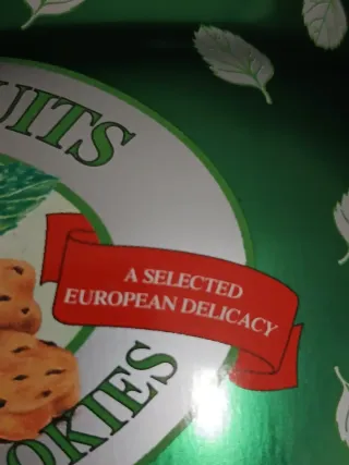 Scatola metallo Queen's Biscuits