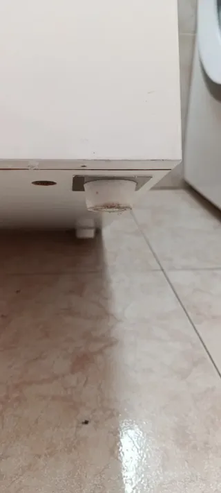 Mueble auxiliar blanco brillo