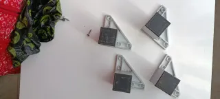 Mueble auxiliar blanco brillo