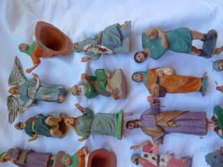 Lote figuras Belén 9-10 cm