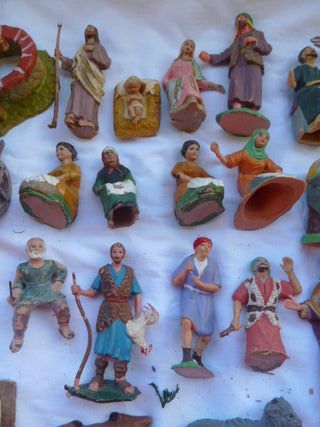 Lote figuras Belén 9-10 cm