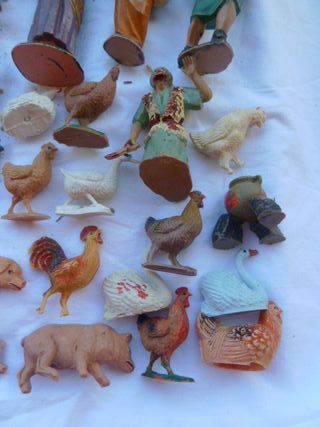 Lote figuras Belén 9-10 cm