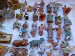 Lote figuras Belén 9-10 cm