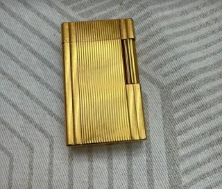 Encendedor Dupont Dorado, chapado en Oro