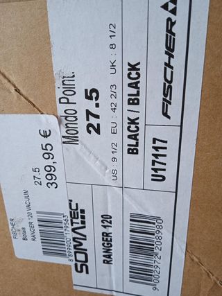 Bota esquí Fischer Ranger 27.5