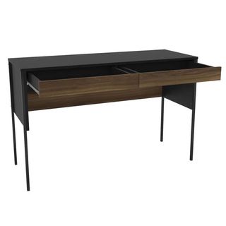 Scrivania Mallorca 2 Cassetti Faggio Scuro