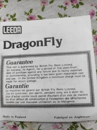 Carrete Pesca Dragonfly 80 Disc Drag