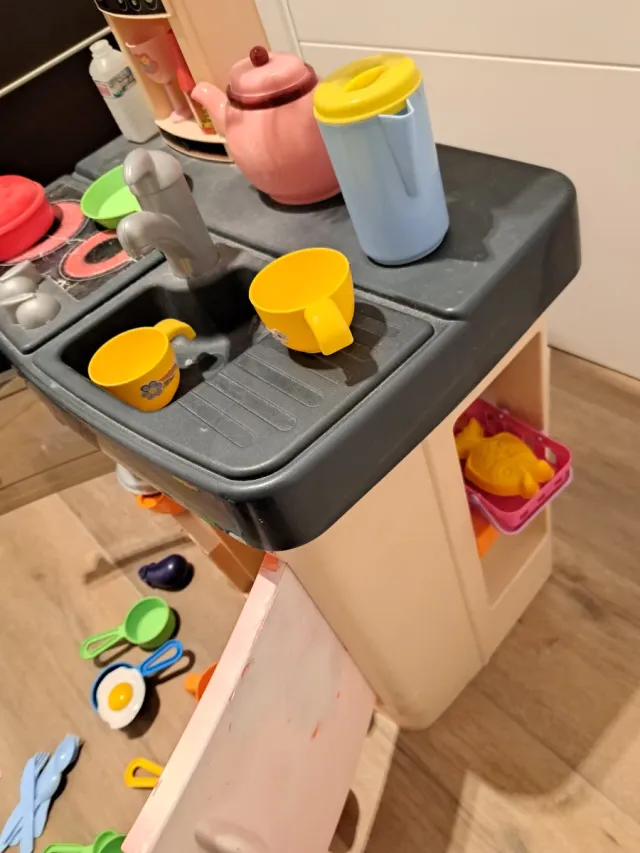 Cocina infantil con accesorios
