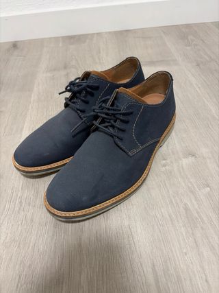 Zapatos Clarks Vestir Azul Talla 42